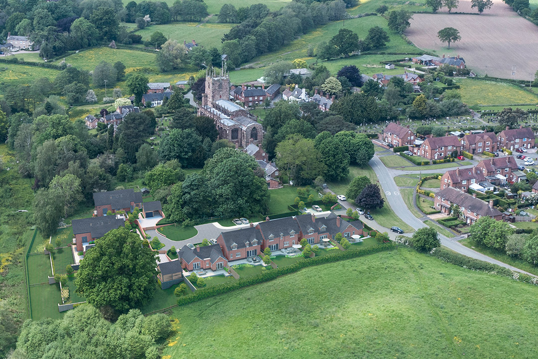 Belfry Place Birds Eye View